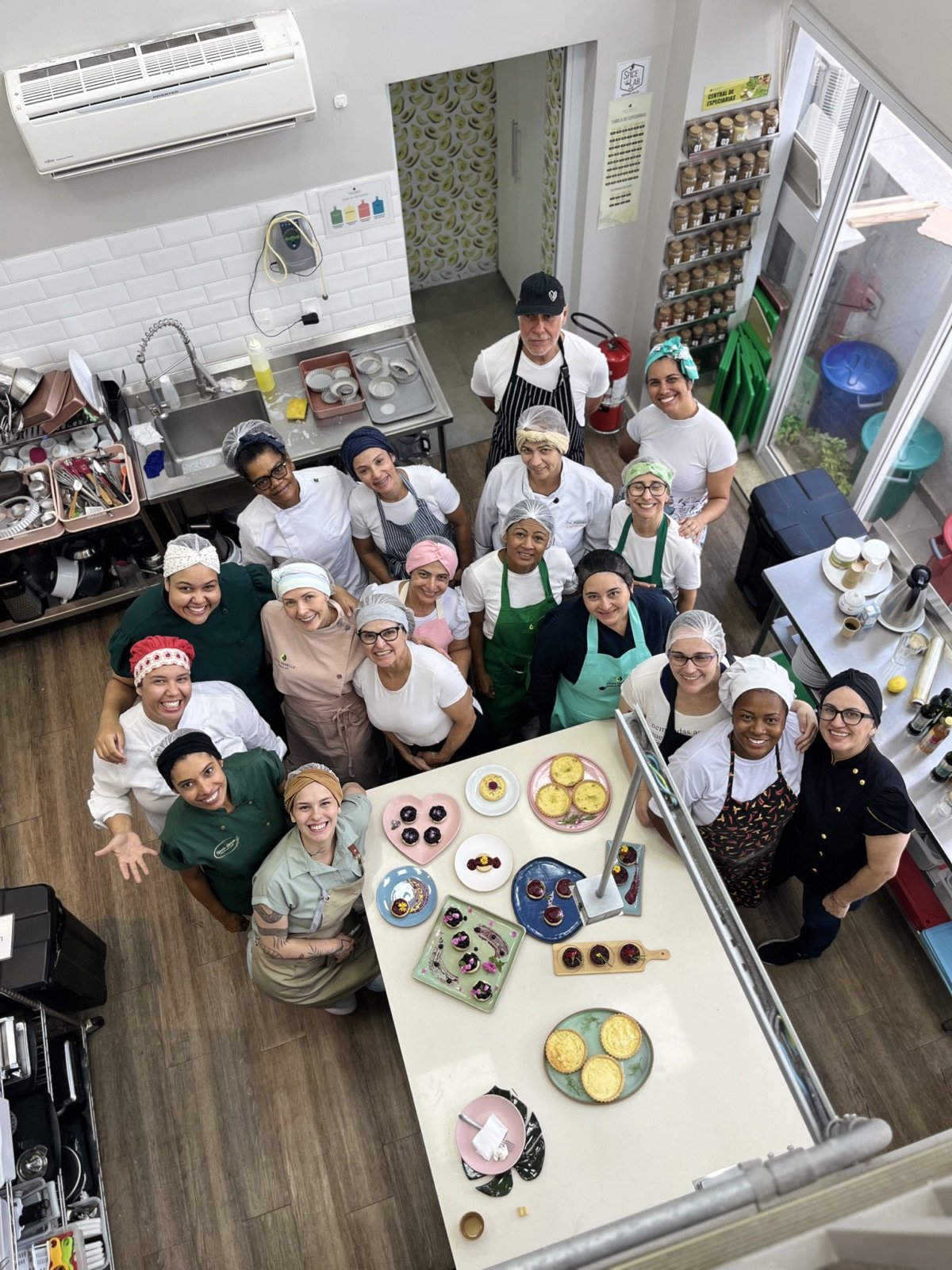 Turma de Personal Chefs formada com a Fran